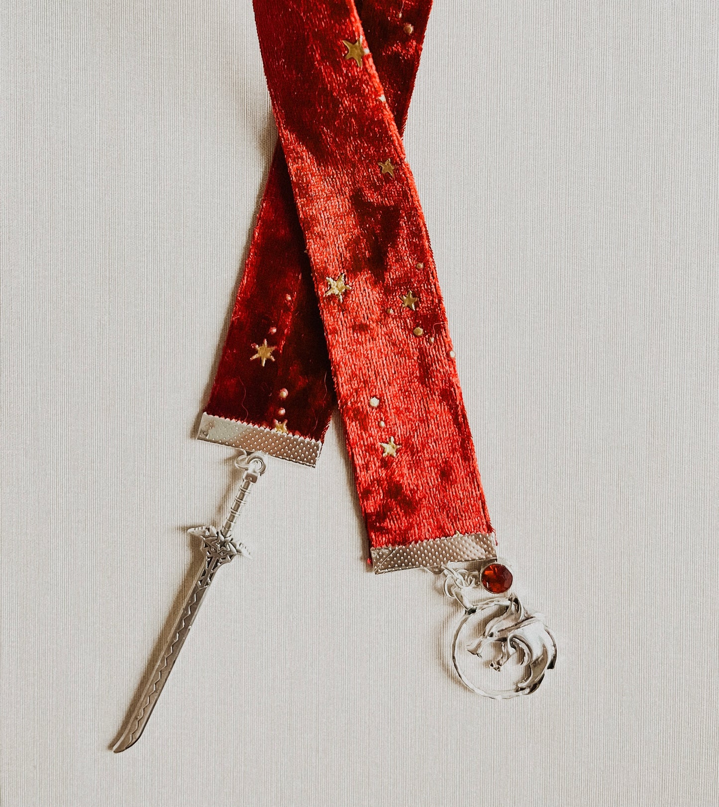 Velvet bookmark for the book - THE WITCHER