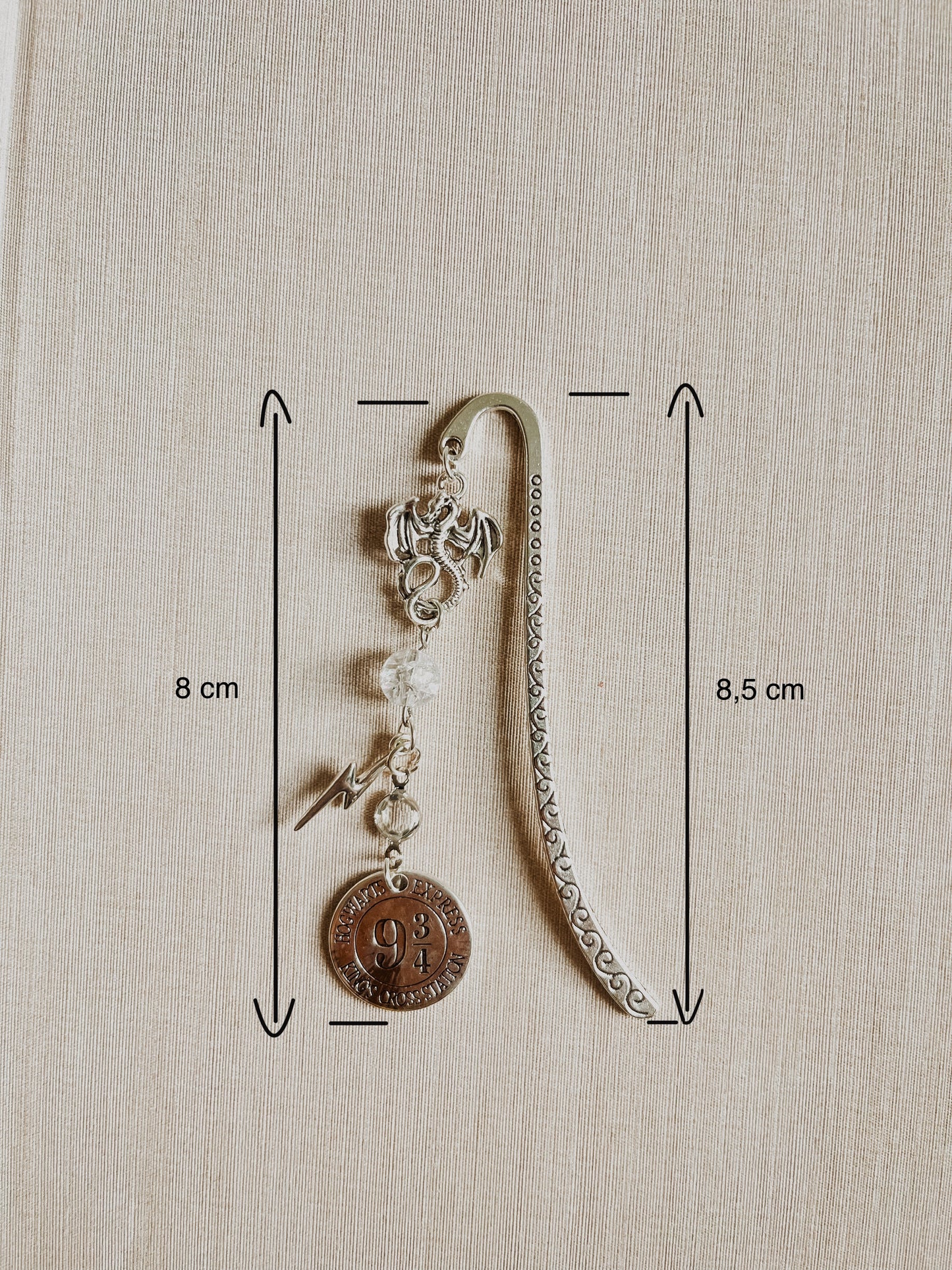 Metal bookmark with HARRY POTTER motif - Various types