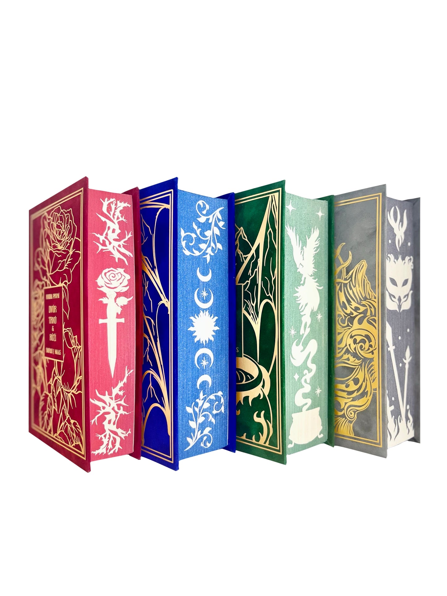 Série ACOTAR - Speciální Edice - Série 5 Knih + kovová záložka ZDARMA