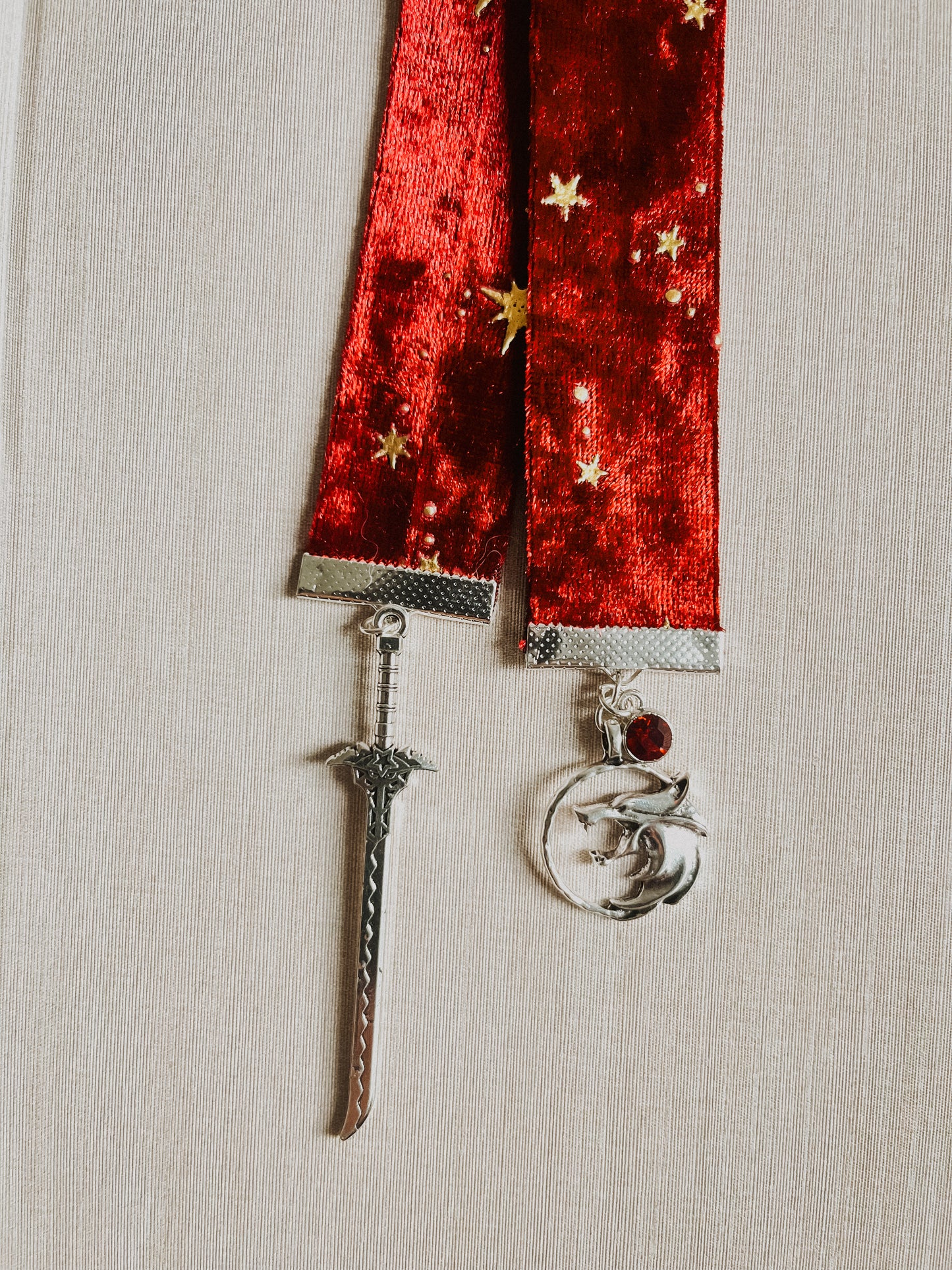 Velvet bookmark for the book - THE WITCHER